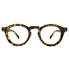 Round Tortoiseshell Eyeglasses