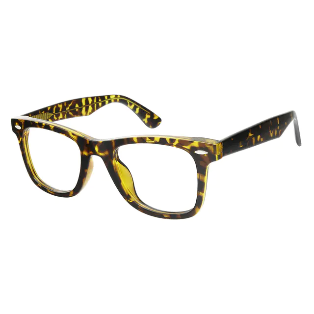 Square Tortoiseshell Eyeglasses