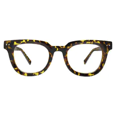 Square Tortoiseshell Eyeglasses