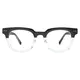 Square Black/White Eyeglasses