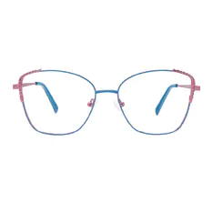 Cat-eye Blue Eyeglasses