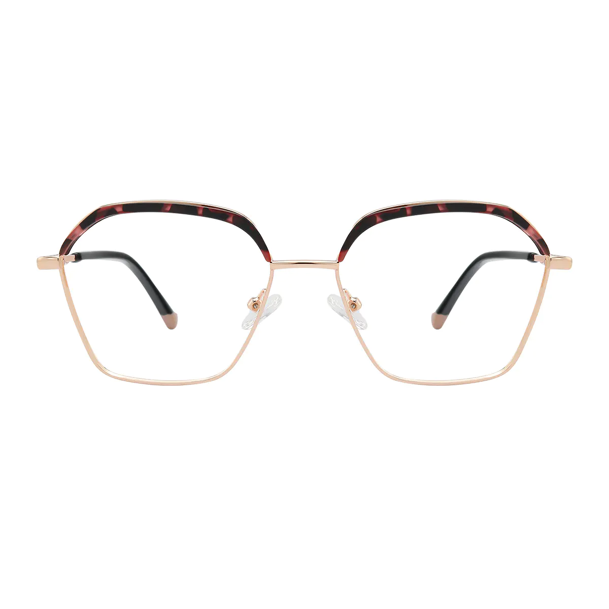 Geometric Tortoiseshell Eyeglasses
