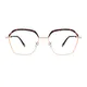 Geometric Tortoiseshell Eyeglasses
