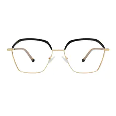 Geometric Black Eyeglasses