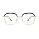 Geometric Black Eyeglasses
