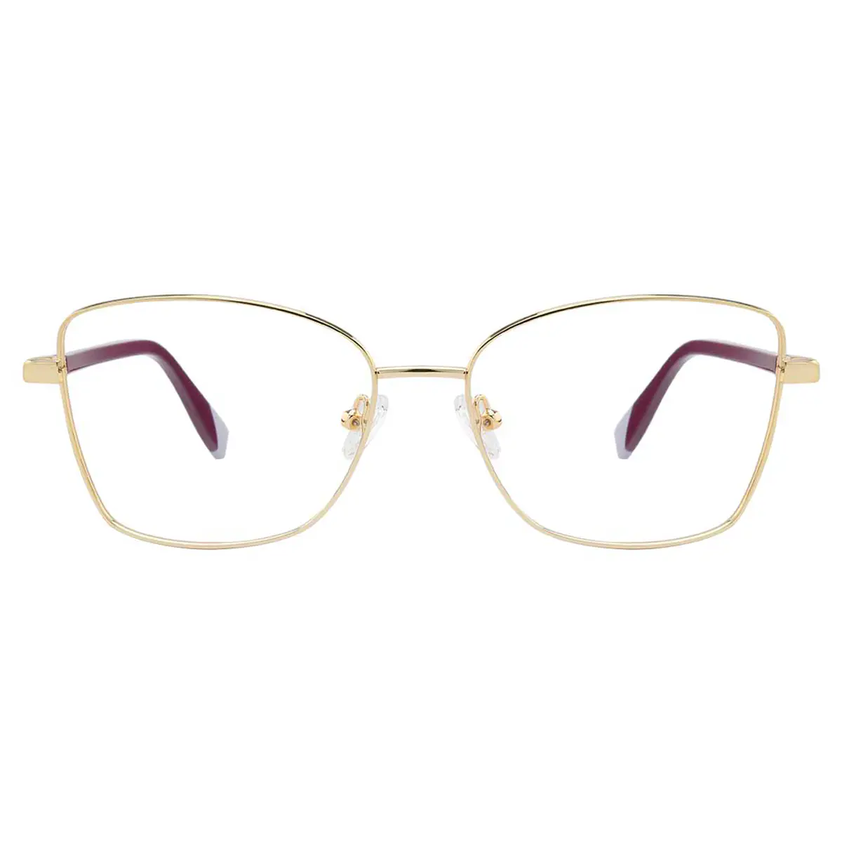 Square Gold Eyeglasses