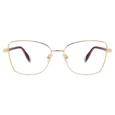 Square Gold Eyeglasses