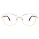 Square Gold Eyeglasses