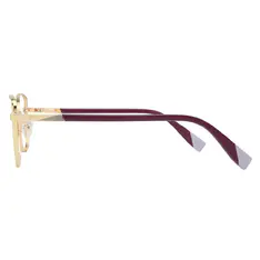 Square Gold Eyeglasses