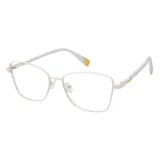 Square White Eyeglasses