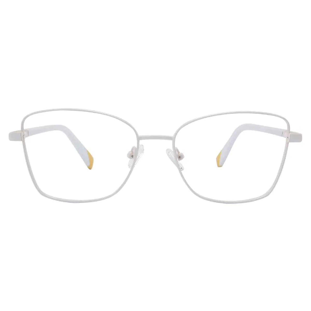 Square White Eyeglasses