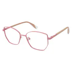 Geometric Pink Eyeglasses