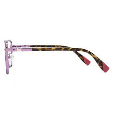 Geometric Purple Eyeglasses
