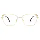 Cat-eye Gold Eyeglasses