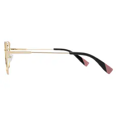 Cat-eye Gold Eyeglasses
