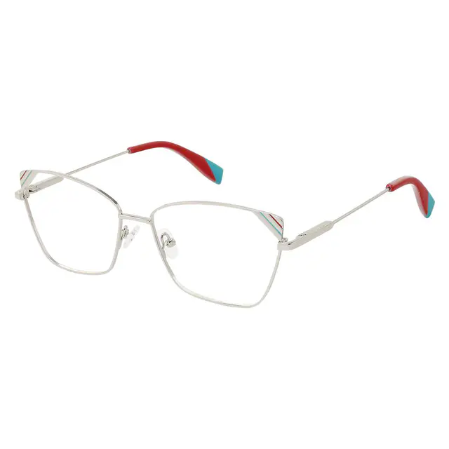 Cat-eye Silver Eyeglasses