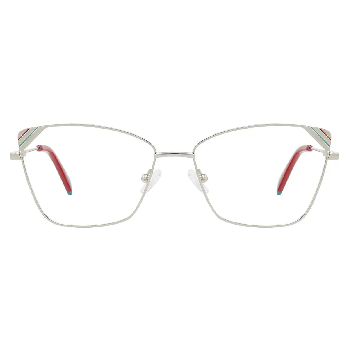 Cat-eye Silver Eyeglasses