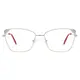Cat-eye Silver Eyeglasses