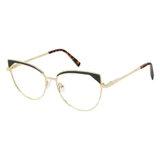 Cat-eye Gold/Black Eyeglasses