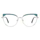 Cat-eye Blue/Silver Eyeglasses
