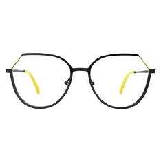 Geometric Black Eyeglasses