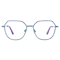 Square Blue Eyeglasses