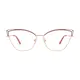 Cat-eye Pink/Gold Eyeglasses