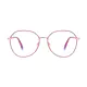 Round Purple/Gold Eyeglasses