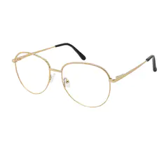 Aviator Gold Eyeglasses