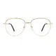 Aviator Gold Eyeglasses