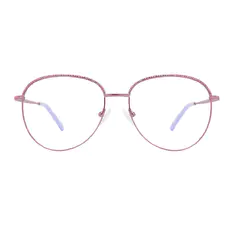 Aviator Rose Gold Eyeglasses