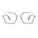 Square Purple Eyeglasses
