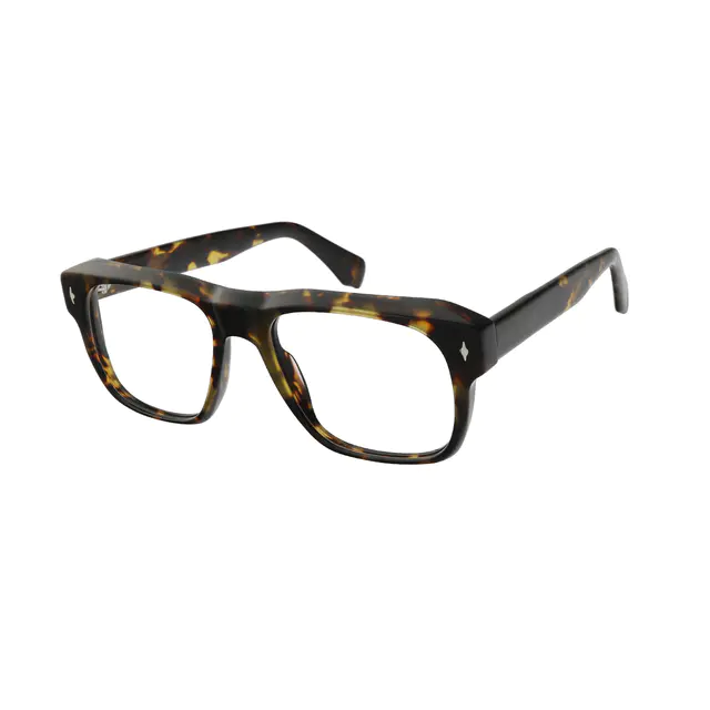Square Tortoiseshell Eyeglasses