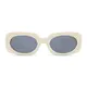 Rectangle White Sunglasses