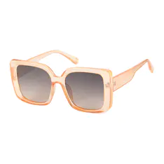 Square Matte Amber Sunglasses