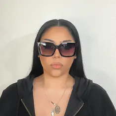 Square Black Sunglasses