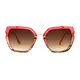 Geometric Red Sunglasses