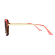 Geometric Red Sunglasses