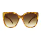 Geometric Ivory Tortoiseshell Sunglasses