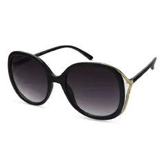 Oval Black Sunglasses