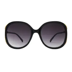 Oval Black Sunglasses