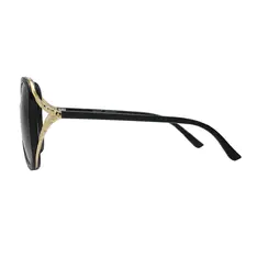 Oval Black Sunglasses