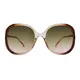 Oval Brown Sunglasses