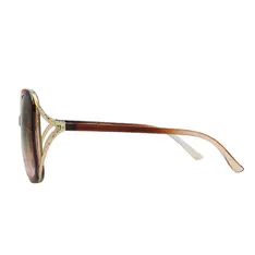 Oval Brown Sunglasses