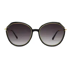 Oval Black Sunglasses