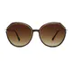 Oval Brown Sunglasses