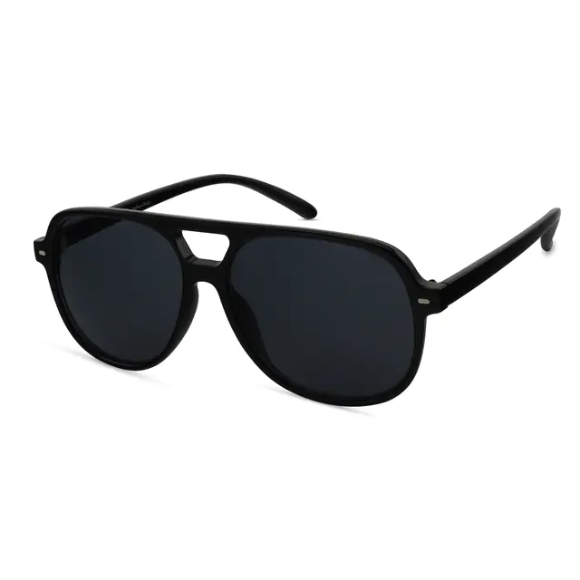 Aviator Black Sunglasses