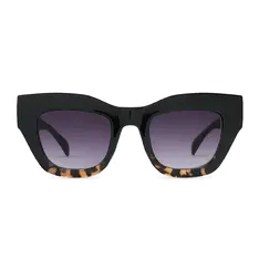 Cat-eye Black/Tortoiseshell Sunglasses