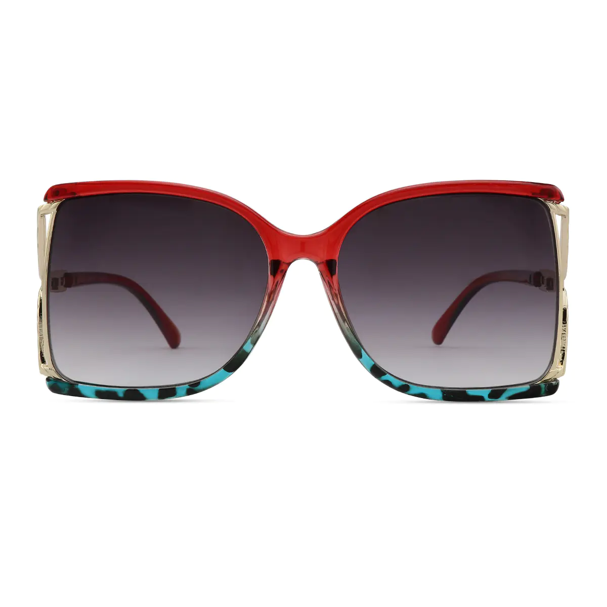 Square Red Sunglasses