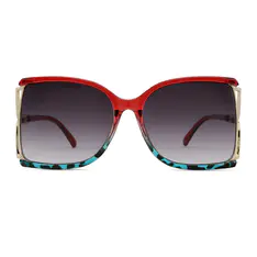 Square Red Sunglasses